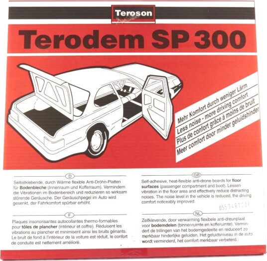 TEROSON 150055 Lyddempingsmatte TEROSON 150055 Lyddempingsmatte
