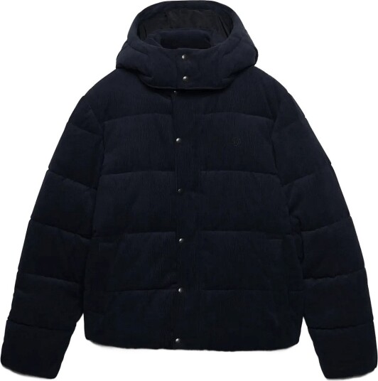 Superdry Premium Hood Cord Puffer Jkt   ECLIPSE NAVY   XXL