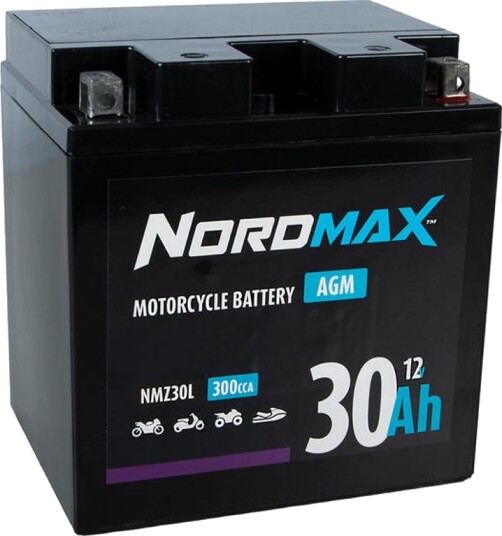 Nordmax 12v 30ah Nordmax (AGM) Batteri 166x125x175