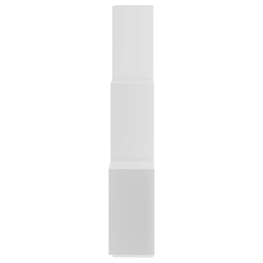 vidaXL Kubeformet vegghylle hvit 78x15x93 cm sponplate vidaXL Kubeformet vegghylle hvit 78x15x93 cm sponplate