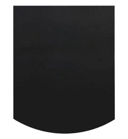 Underlagsplate80x100 Radius Front