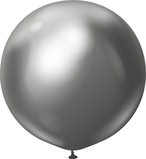 Ballongkungen Ballonger Professional Gigantiske Space Grey Chrome 2-pakning 1365009-2