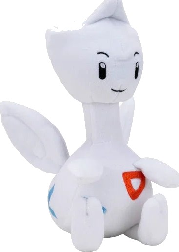 Pokémon | Togetic Kosedyr | Hvit | 20 cm