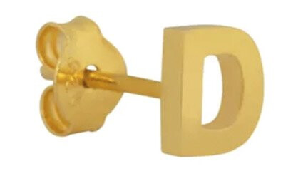 IX Studios Letter Øredobber 22 kt. DMB0352DGD - Dame - 925 sterling silver