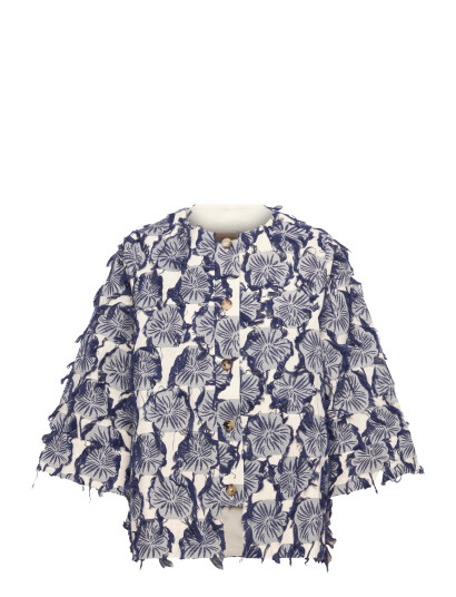 Rue de Tokyo Sun Fil Coupe Flower   Navy   L