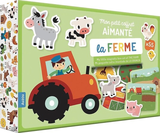 Auzou My Little Magnet Case The FarMulti/patterned ONE SIZE