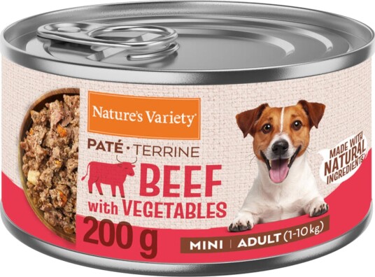 Nature’S Variety Våtfôr Adult Nature'S Variety Paté Mini Sparepakke Okse 3 X 200 G