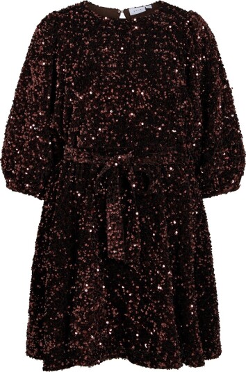 Vila Faith O Neck 3/4 Short Dress Brun S