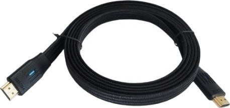 Tb Cable Hdmi V 2.1 Flat 3M Svart Tb Cable Hdmi V 2.1 Flat 3M Svart
