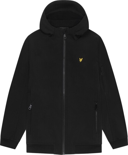 Lyle & Scott Jakke Softshell Hooded Jacket Svart Lyle & Scott Jakke Softshell Hooded Jacket Svart