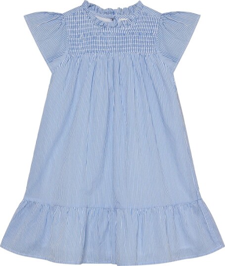 En Fant Dress Ss Stripe Blue 128