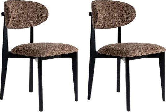 Spisestol Sanroman Classic Brun / Svart - Brun / Svart