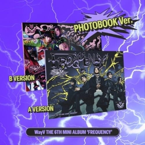Wayv Frequency Photobook Version Random Cover incl. Photobook + Photocard CD Wayv Frequency Photobook Version Random Cover incl. Photobook + Photocard CD