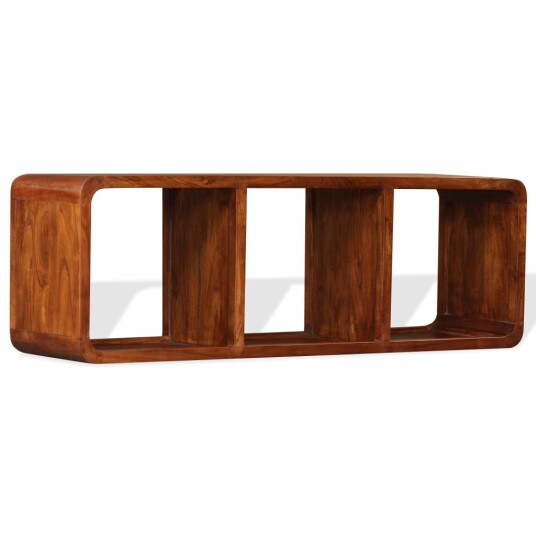 vidaXL TV-benk heltre med honningfinish 120x30x40 cm 8718475567950
