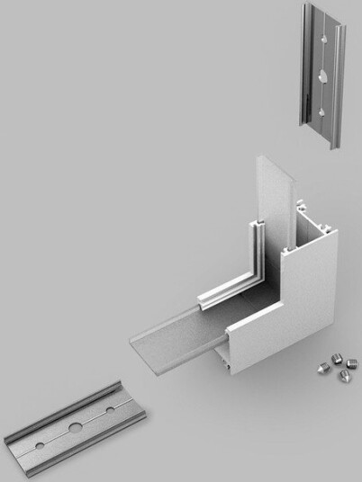 Topmet Profilsamler LINEA20 90GRAD opp / ned hvit lakkert Topmet Profilsamler LINEA20 90GRAD opp / ned hvit lakkert