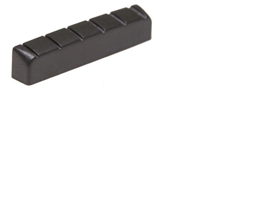 Graph Tech Pt-6225-00 Svart Tusq Xl Slotted Guitar Nut 1 5/8" Long, Flat