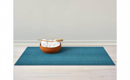 CHILEWICH Skinny Stripe Dørmatte 46x71cm TURQUOISE