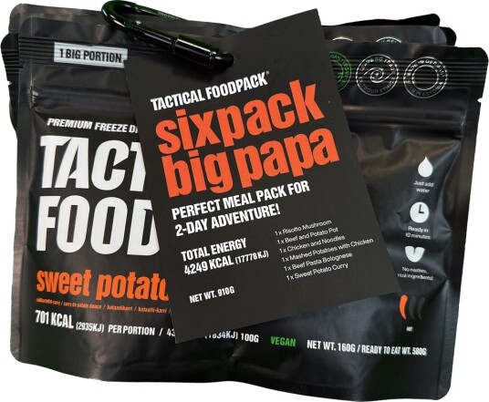 Tactical Foodpack Sixpack Big Papa Black/orange