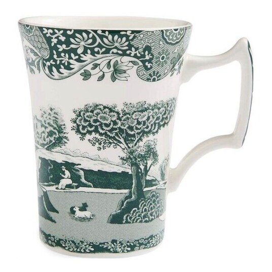 Spode   Heritage Green Italian tekopp med skål 20 cl
