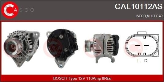 CASCO CAL10112AS Dynamo CASCO CAL10112AS Dynamo