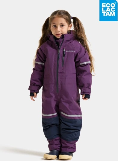 Didriksons Falken Kids' Coverall Northen Purple