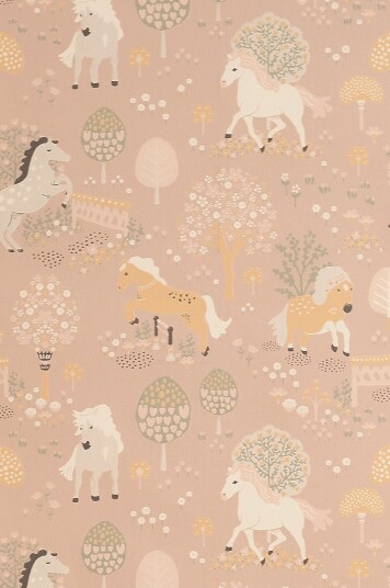 Majvillan Tapet My Sweet Pony Dreamy Pink
