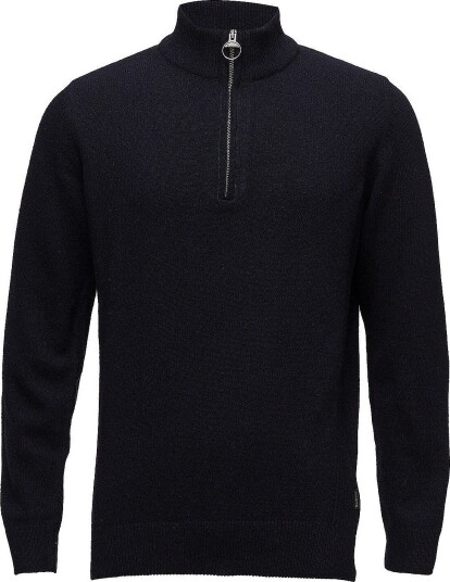 Barbour Barbour Holden Half Zip Knitted Jumper NAVY XXL
