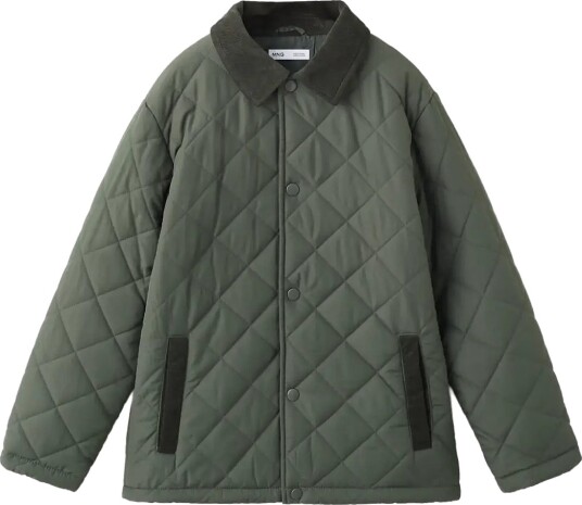 Mango Anorak Husky2 Khaki green 8