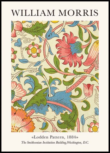 William Morris Lodden Pattern Plakat Plakat / 100x150cm