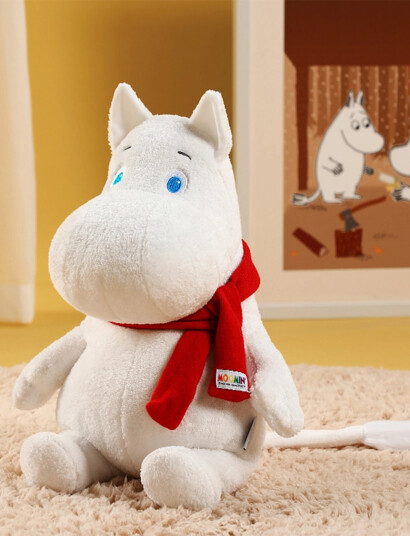 Dsignhouse Moomin Plush Toy Moomintroll L - Multi/patterned - 36 CM Dsignhouse Moomin Plush Toy Moomintroll L - Multi/patterned - 36 CM