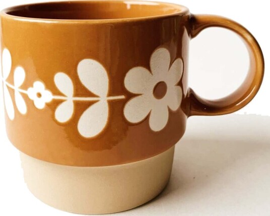 Trend Design Krus Marie Retro Oransje Blomst