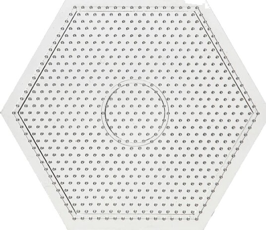 Perleplate Creativ Company 6 kantet 15x15 cm 10 Stk/1 Pk Perleplate Creativ Company 6 kantet 15x15 cm 10 Stk/1 Pk