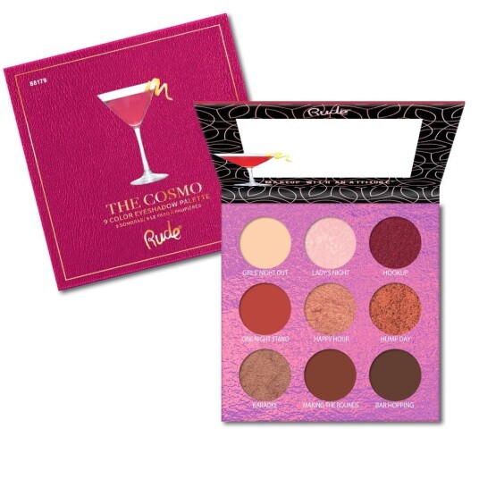 Rude Cosmetics Cocktail Party 9 Eyeshadow Palette 11,25 gr. The Cosmo