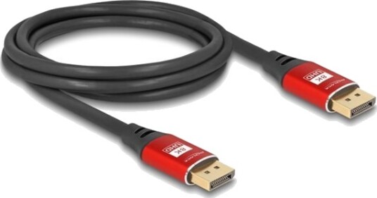 Delock 80605, 2 M, Displayport, Displayport, Hanstik, Hanstik, 7680 X 4320 Piksler