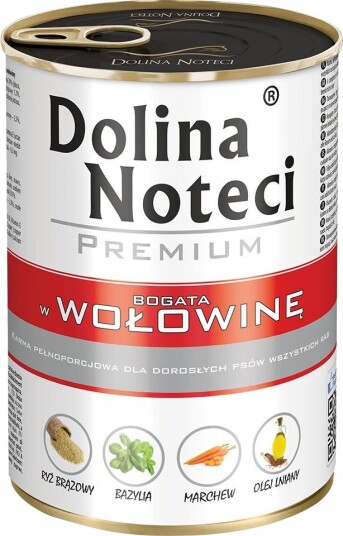 Dolina Noteci Våtfôr Premium Megapakke Blanding Storfekjøtt And Kalkun Lam 24 X 400 G