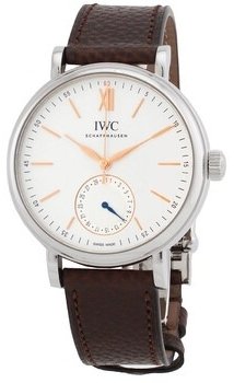 IWC Herreklokke IW359201 Portofino Hvit/Lær Ø39 mm