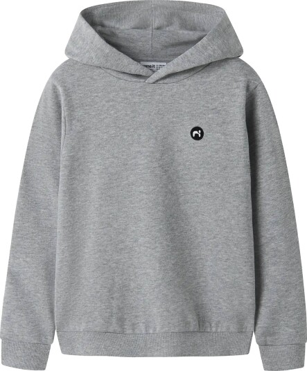 Name It Nkmvimo Ls Sweat W Hood Bru Noos   Grey   116