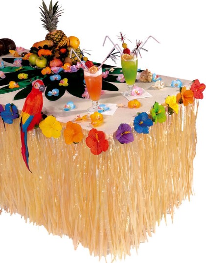 Widmann Hawaii Bordskjørt med Blomster 275x75 cm
