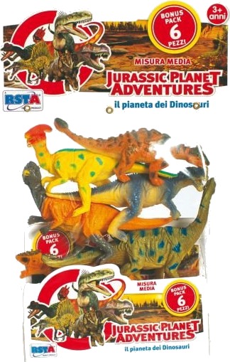 Rstoys Dinosaurpakke 6 Middels Store Dinosaurfigurer 6 stk Rstoys Dinosaurpakke 6 Middels Store Dinosaurfigurer 6 stk