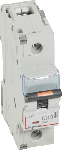 Legrand DX3 MCB automatsikring C100 1P 1M 25kA
