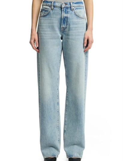 7 For All Mankind Tess Trouser Ode To   Blue   30 x 34