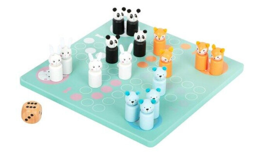 Small Foot Ludo Game Animals Wood