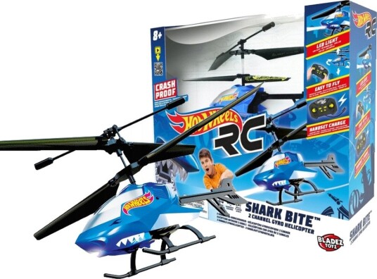 Bladez Sharkbite Radiostyrt Helikopter Med LED-Lys 8+ År Bladez Sharkbite Radiostyrt Helikopter Med LED-Lys 8+ År