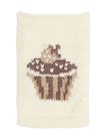 Smallstuff Strikket Flagg Bursdagskake Nature Cream One Size