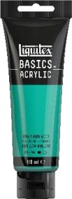 Liquitex Basics 118 Ml Bright Aqua Green 660 Liquitex Basics 118 Ml Bright Aqua Green 660