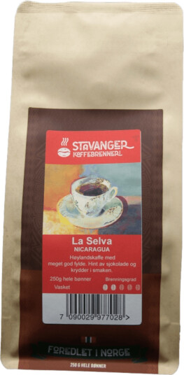 Nicaragua La Selva Maragogype 250g hele bønner Nicaragua La Selva Maragogype 250g hele bønner