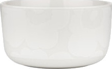 Marimekko Oiva / Unikko Skål 50 cl Hvit Marimekko Oiva / Unikko Skål 50 cl Hvit