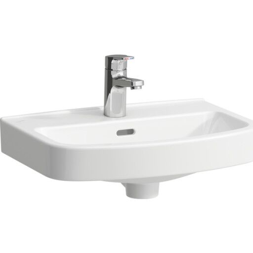 LAUFEN KOMPAS SERVANT 50X36 CM U/ARMATURHULL HVIT