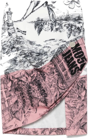Moschino Dame Skjørt Flerfarget L, Moschino Dame Skjørt Flerfarget L,