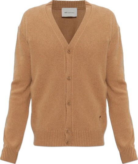 Ami Paris Herre Strikkevarer Brun XL,